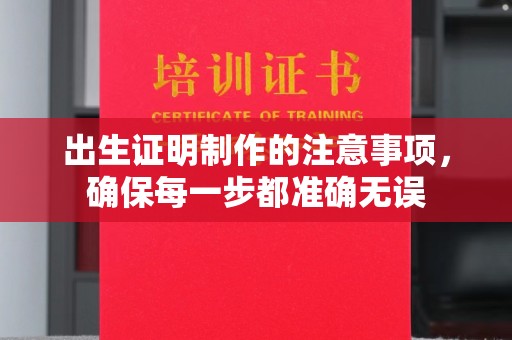 曲周出生证明制作的注意事项，确保每一步都准确无误