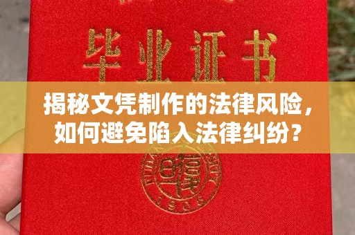 曲周揭秘文凭制作的法律风险，如何避免陷入法律纠纷？
