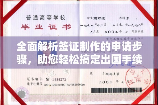 曲周全面解析签证制作的申请步骤，助您轻松搞定出国手续